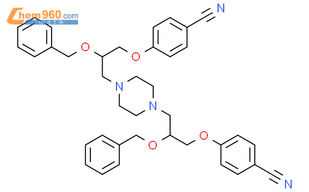 596810 27 4 Benzonitrile 4 4 1 4 Piperazinediylbis 2 Phenylmethoxy