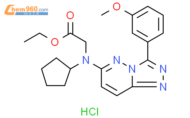 596825 20 6 Glycine N Cyclopentyl N 3 3 Methoxyphenyl 1 2 4 Triazolo