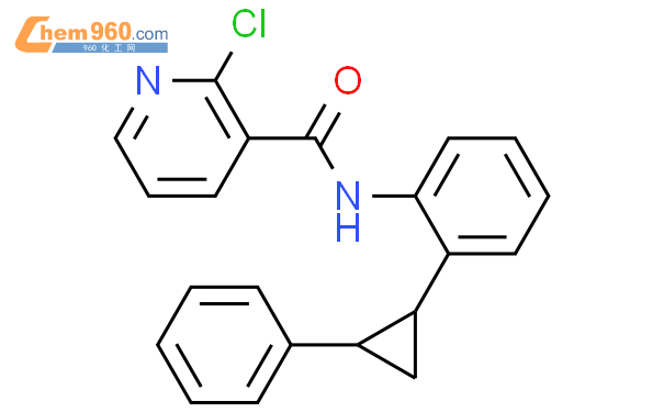 599196 74 4 3 PYRIDINECARBOXAMIDE 2 CHLORO N 2 2 PHENYLCYCLOPROPYL