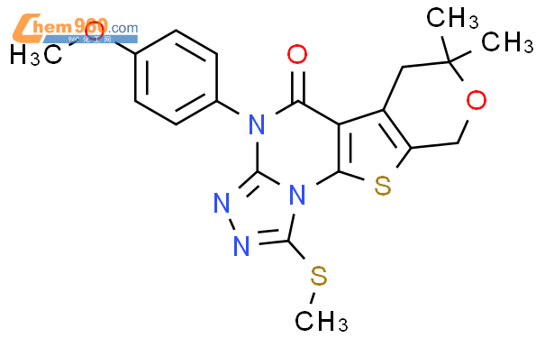 6000 29 9 4 4 Methoxyphenyl 7 7 Dimethyl 1 Methylsulfanyl 6 9