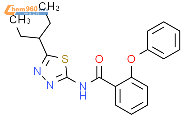 600147 06 6 N 5 1 Ethylpropyl 1 3 4 Thiadiazol 2 Yl 2