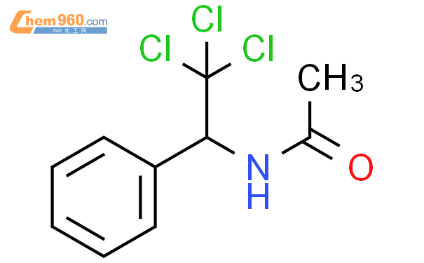 60721 36 0 Acetamide N 2 2 2 trichloro 1 phenylethyl 化学式结构式分子式mol