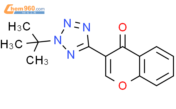 60723 58 2 4H 1 Benzopyran 4 One 3 2 1 1 Dimethylethyl 2H Tetrazol