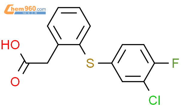 Benzeneacetic Acid Chloro Fluorophenyl Thio Cas