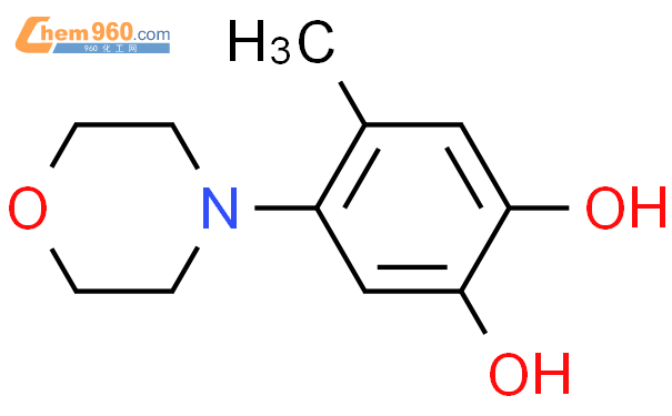 61155 53 1 1 2 Benzenediol 4 methyl 5 4 morpholinyl 化学式结构式分子式mol