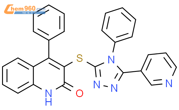 6123 95 1 4 Phenyl 3 4 Phenyl 5 Pyridin 3 Yl 4H 1 2 4 Triazol 3 Yl