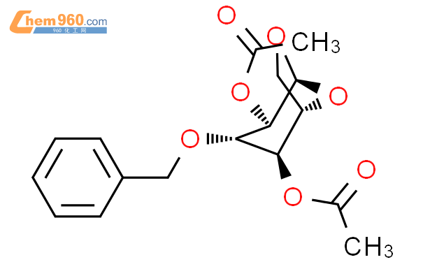 61237 60 3 2 4 di O acetyl 1 6 anhydro 3 O benzyl β L idopyranose化学式结构