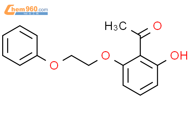 61270 14 2 Ethanone 1 2 hydroxy 6 2 phenoxyethoxy phenyl 化学式结构式分子