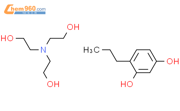 613666 54 9 1 3 Benzenediol 4 Propyl Compd With 2 2 2