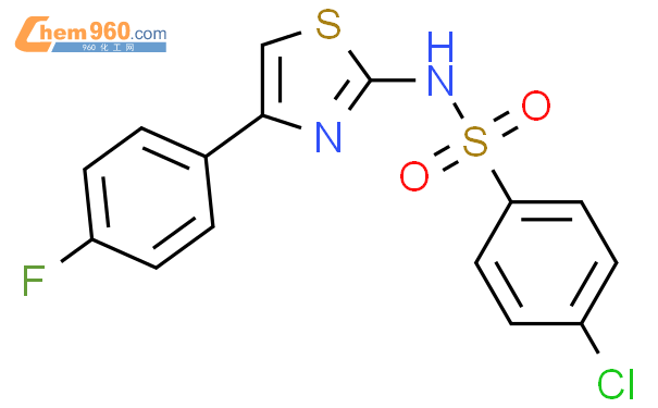 61383 86 6 Benzenesulfonamide 4 Chloro N 4 4 Fluorophenyl 2