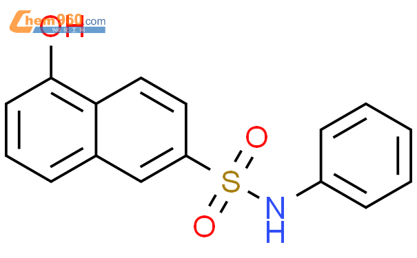 615259 54 6 2 Naphthalenesulfonamide 5 hydroxy N phenyl 化学式结构式分子式