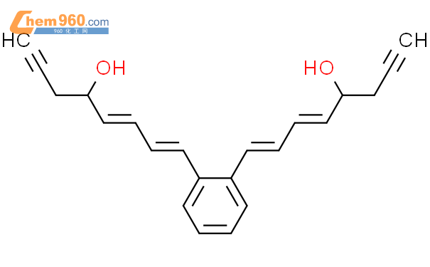 61650 61 1 5 7 Octadien 1 yn 4 ol 8 8 1 2 phenylene bis 化学式结构式分子式