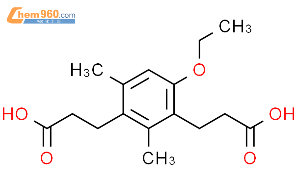 61808 22 8 1 3 Benzenedipropanoic acid 4 ethoxy 2 6 dimethyl CAS号