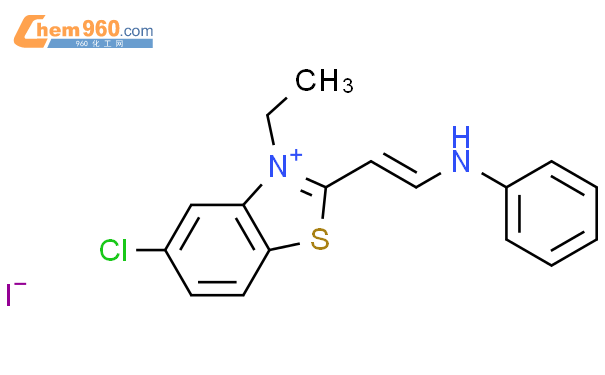 61923 29 3 Benzothiazolium 5 Chloro 3 Ethyl 2 2 Phenylamino Ethenyl