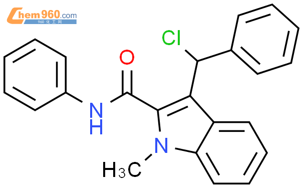 61939 39 7 1H Indole 2 Carboxamide 3 Chlorophenylmethyl 1 Methyl N