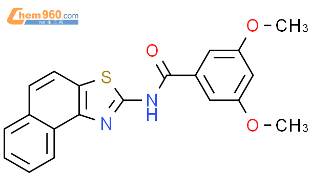 6217 20 5 3 5 dimethoxy N naphtho 1 2 d 1 3 thiazol 2 ylbenzamideCAS号