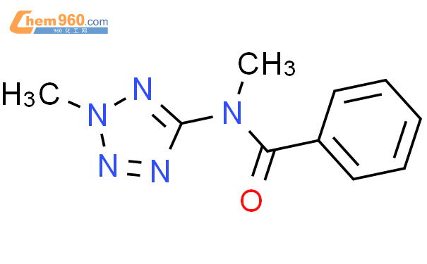 62400 27 5 Benzamide N methyl N 2 methyl 2H tetrazol 5 yl 化学式结构式分子