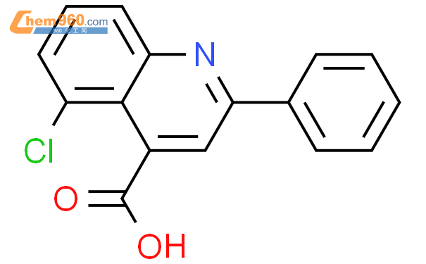 62482 31 9 4 Quinolinecarboxylic acid 5 chloro 2 phenyl CAS号 62482 31