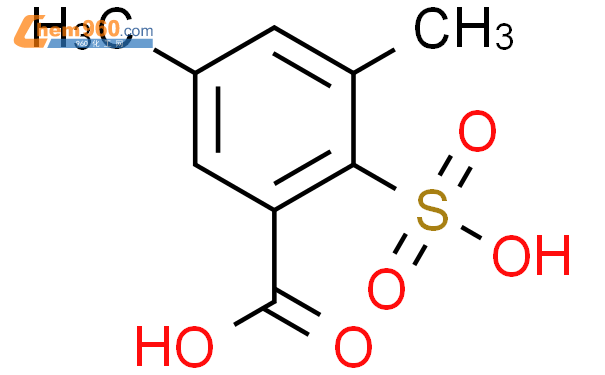 62508 70 7 Benzoic acid 3 5 dimethyl 2 sulfo CAS号 62508 70 7 Benzoic