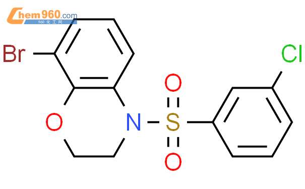 625394 73 2 2H 1 4 Benzoxazine 8 Bromo 4 3 Chlorophenyl Sulfonyl 3