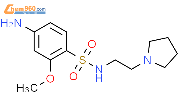 62564 06 1 Benzenesulfonamide 4 Amino 2 Methoxy N 2 1 Pyrrolidinyl