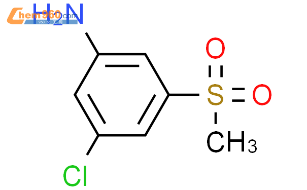 62605 99 6 Benzenamine 3 chloro 5 methylsulfonyl CAS号 62605 99 6