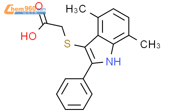 Acetic Acid Dimethyl Phenyl H Indol Yl Thio