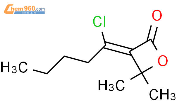 627526 97 0 2 OXETANONE 3 1 CHLOROPENTYLIDENE 4 4 DIMETHYL 3Z