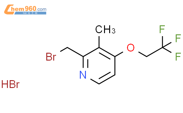 629625 29 2 Pyridine 2 Bromomethyl 3 Methyl 4 2 2 2 Trifluoroethoxy