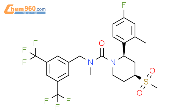 629922 08 3 1 Piperidinecarboxamide N 3 5 Bis Trifluoromethyl Phenyl