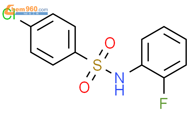 Benzenesulfonamide Chloro N Fluorophenyl