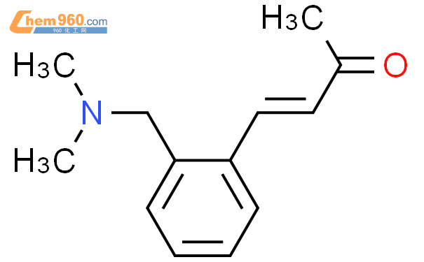 63281 91 4 3 Buten 2 one 4 2 dimethylamino methyl phenyl E 化学式