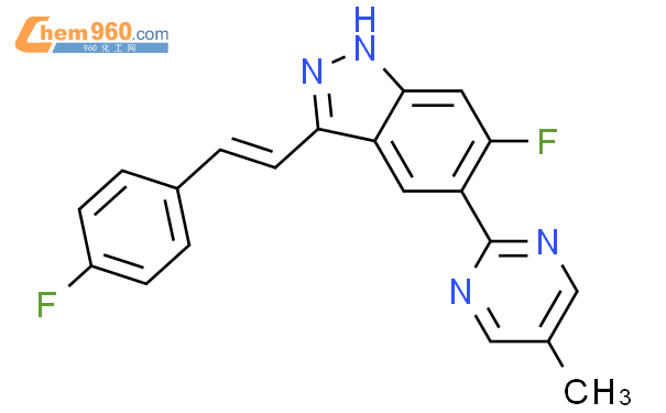 H Indazole Fluoro E Fluorophenyl Ethenyl