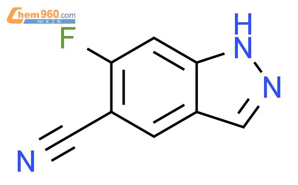 633327 11 4 6 氟 1H 吲唑 5 甲腈 9ci 化学式结构式分子式mol 960化工网