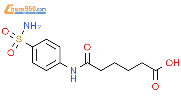 634920 49 3 HEXANOIC ACID 6 4 AMINOSULFONYL PHENYL AMINO 6 OXO 化学式