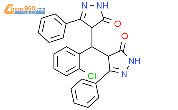 63554 51 8 3H Pyrazol 3 One 4 4 2 Chlorophenyl Methylene Bis 2 4