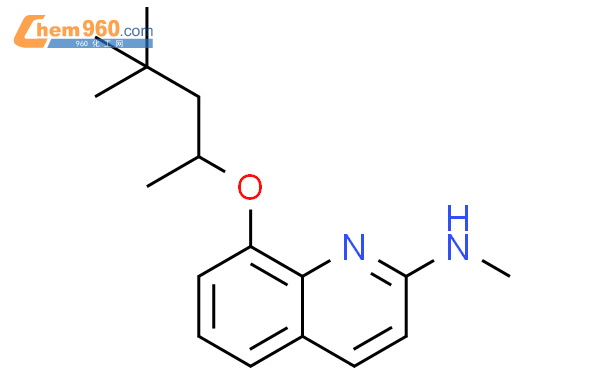 635756 98 8 2 Quinolinamine N methyl 8 1 3 3 trimethylbutoxy CAS号