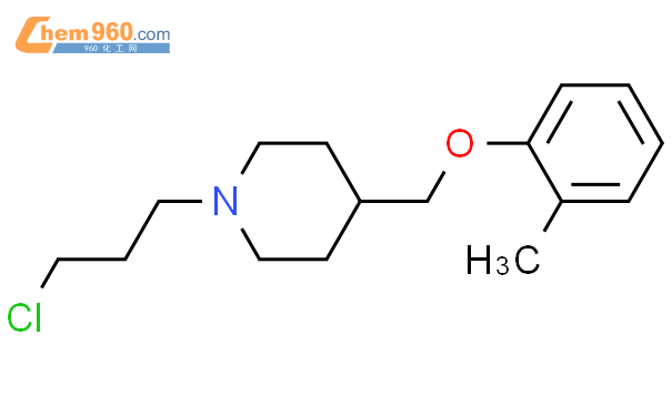 63752 42 1 PIPERIDINE 1 3 CHLOROPROPYL 4 2 METHYLPHENOXY METHYL