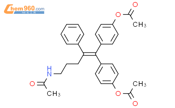 639482 82 9 ACETAMIDE N 5 5 BIS 4 ACETYLOXY PHENYL 4 PHENYL 4