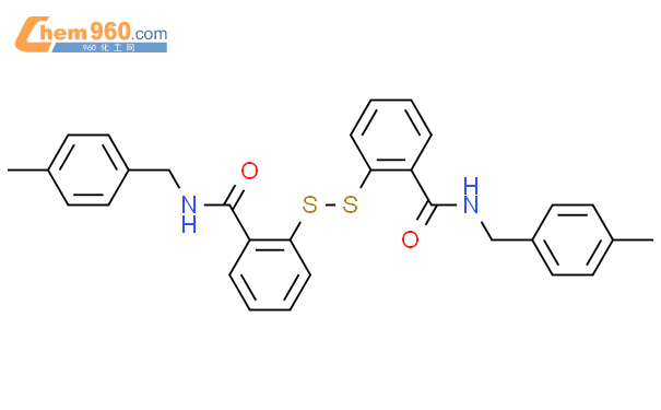 63984 61 2 Benzamide 2 2 dithiobis N 4 methylphenyl methyl CAS号