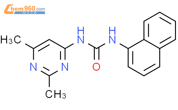 639849 87 9 Urea N 2 6 dimethyl 4 pyrimidinyl N 1 naphthalenyl CAS号