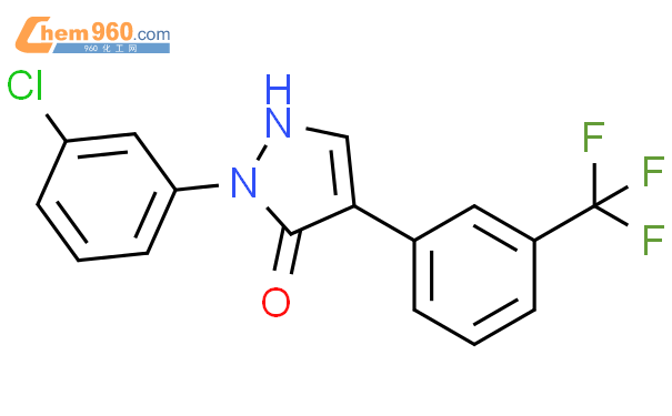 64123 88 2 3H Pyrazol 3 One 2 3 Chlorophenyl 1 2 Dihydro 4 3