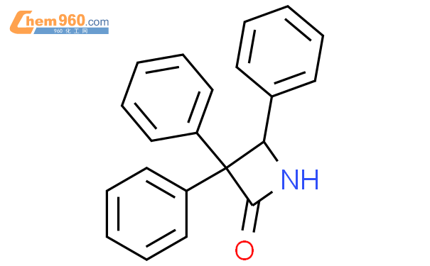 64187 52 6 2 Azetidinone 3 3 4 triphenyl CAS号 64187 52 6 2 Azetidinone