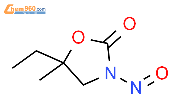 64468 88 8 2 Oxazolidinone 5 ethyl 5 methyl 3 nitroso 化学式结构式分子式mol