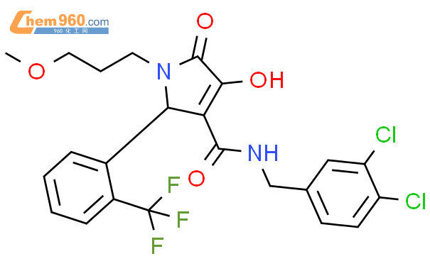 646046 23 3 1H Pyrrole 3 Carboxamide N 3 4 Dichlorophenyl Methyl 2 5