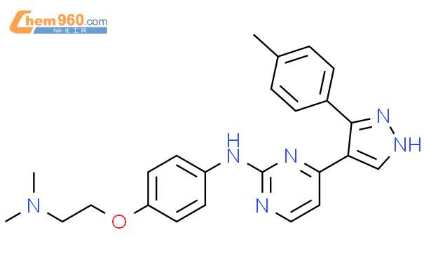 646525 49 7 2 Pyrimidinamine N 4 2 Dimethylamino Ethoxy Phenyl 4 3