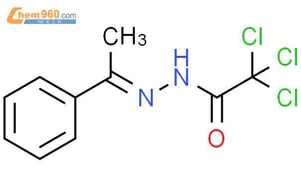 64745 83 1 ACETIC ACID TRICHLORO 1 PHENYLETHYLIDENE HYDRAZIDE化学式结构