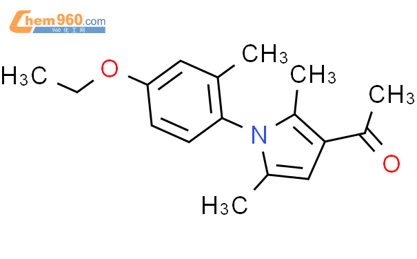 Ethanone 1 1 4 Ethoxy 2 Methylphenyl 2 5 Dimethyl 1H Pyrrol 3 Yl