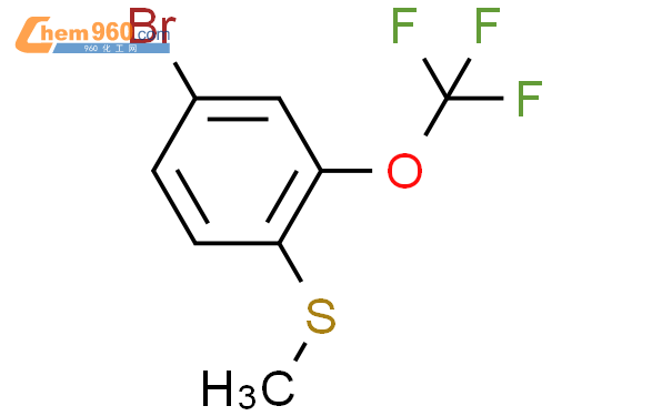 647856 10 8 4 Bromo 2 trifluoromethoxy thioanisole化学式结构式分子式msds