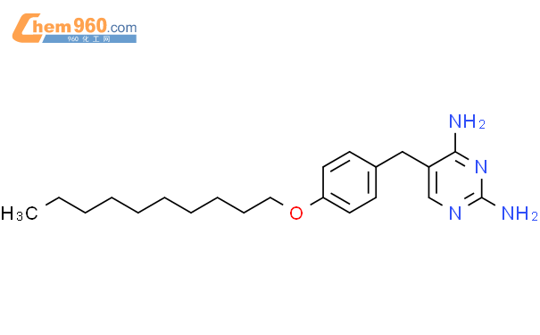 650606 18 1 2 4 Pyrimidinediamine 5 4 decyloxy phenyl methyl CAS号